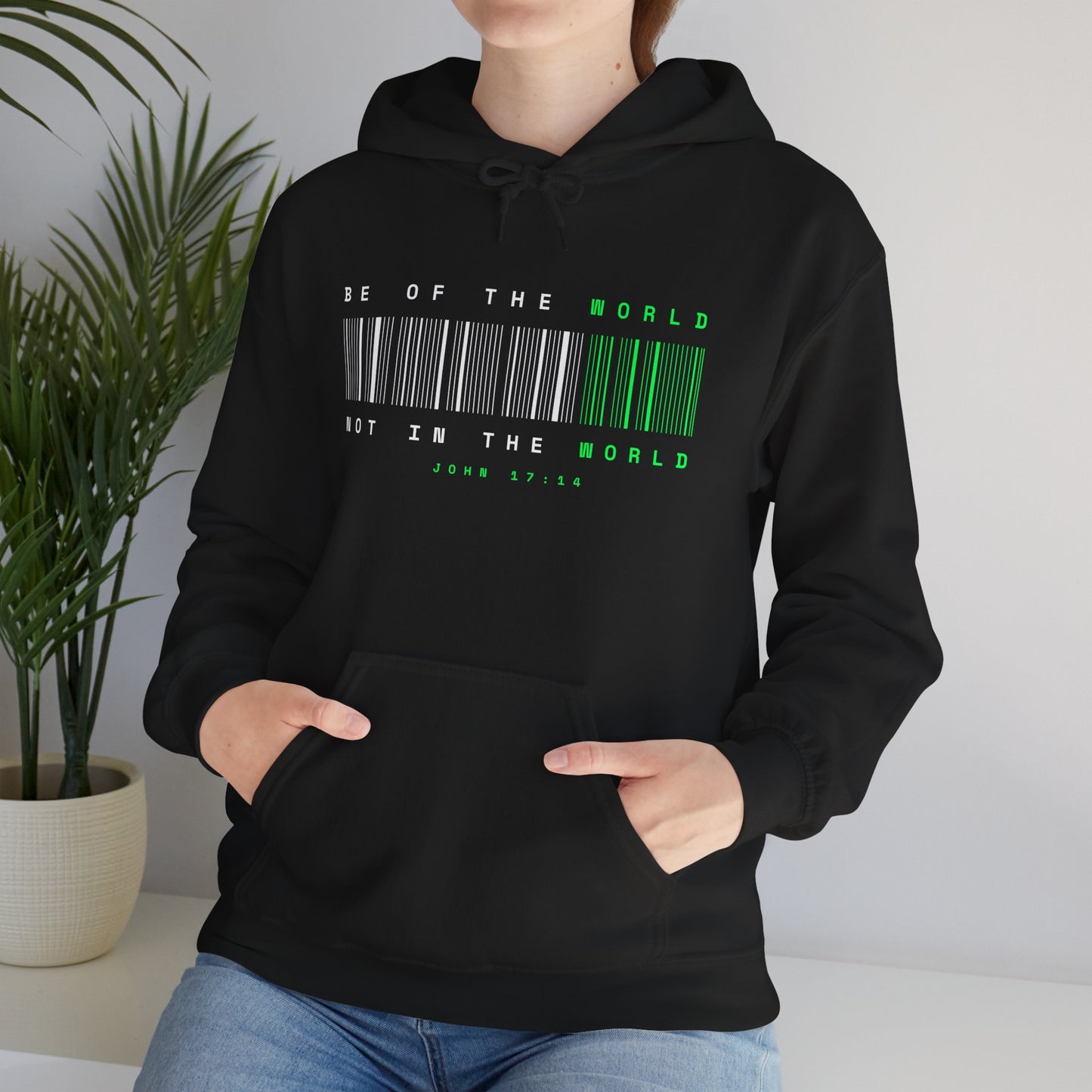 Be of the World Christian Hoodie - Green