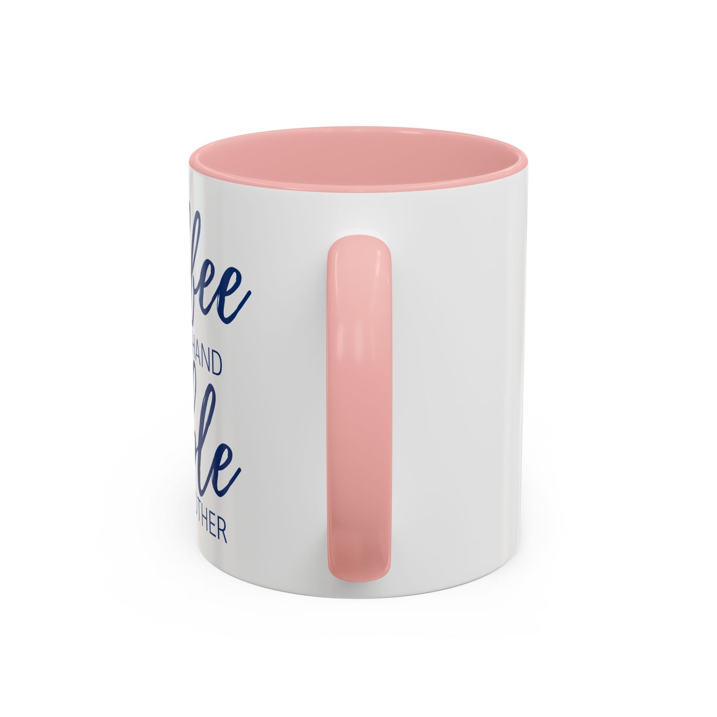 "Coffee in One Hand, Bible in the Other" Christian Coffee Mug