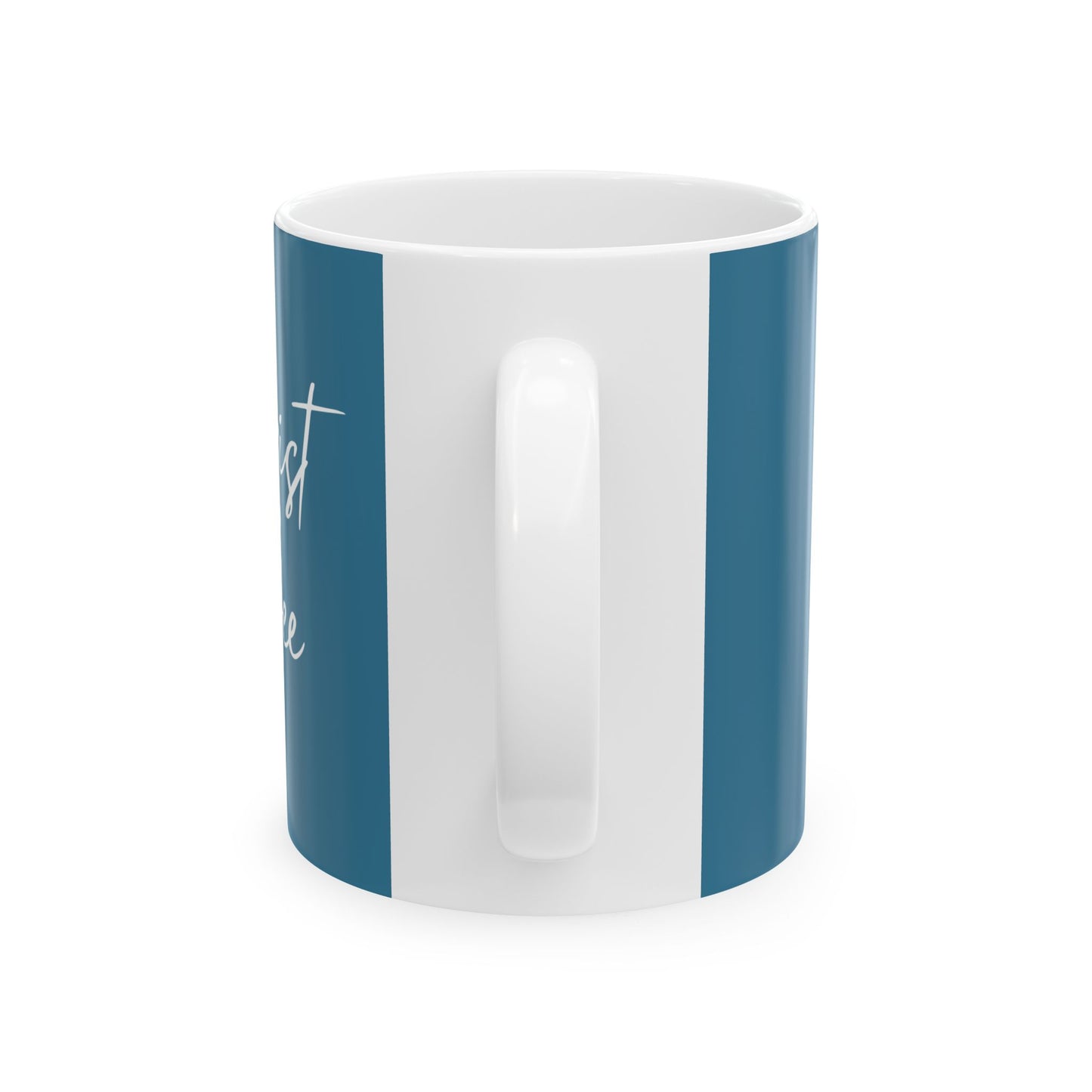 Christ and Coffee | Christian Coffee Mug Blue