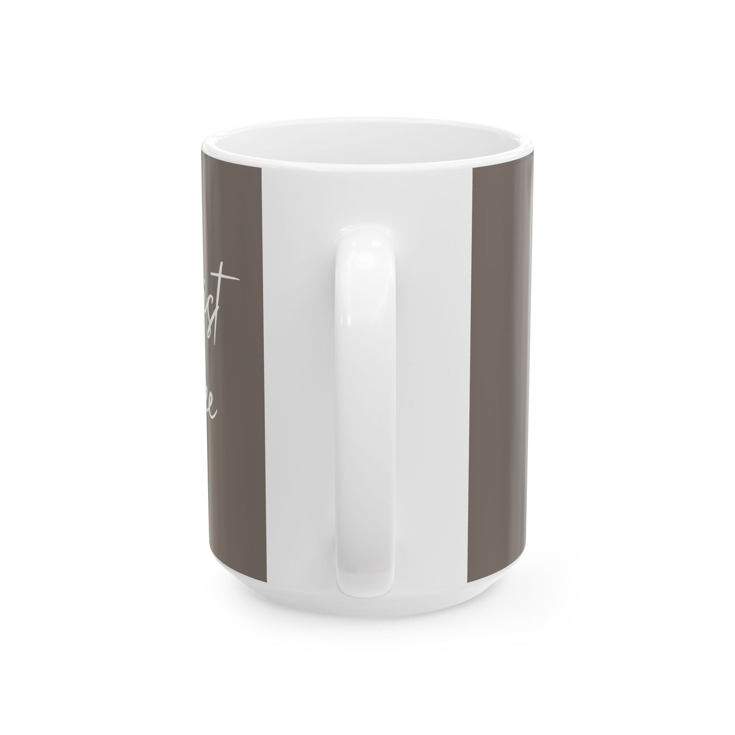Christ and Coffee | Christian Coffee Mug Tan
