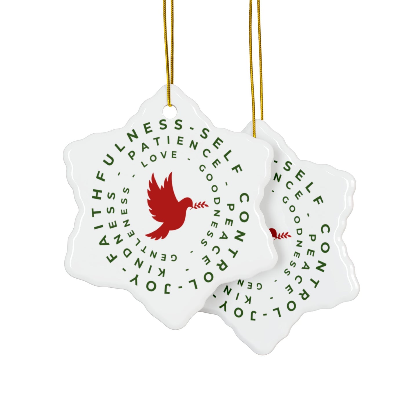 Fruit of the Spirit Ceramic Ornament