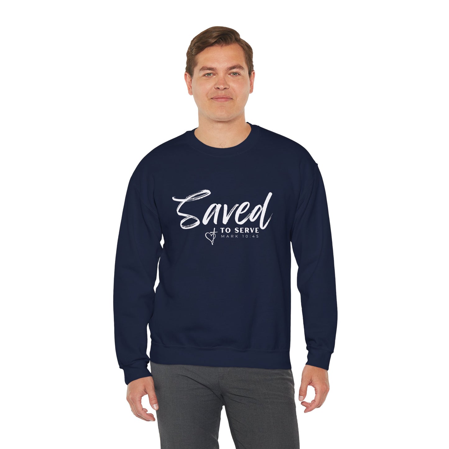 Saved to Serve Crewneck Sweatshirt - Unisex Heavy Blend