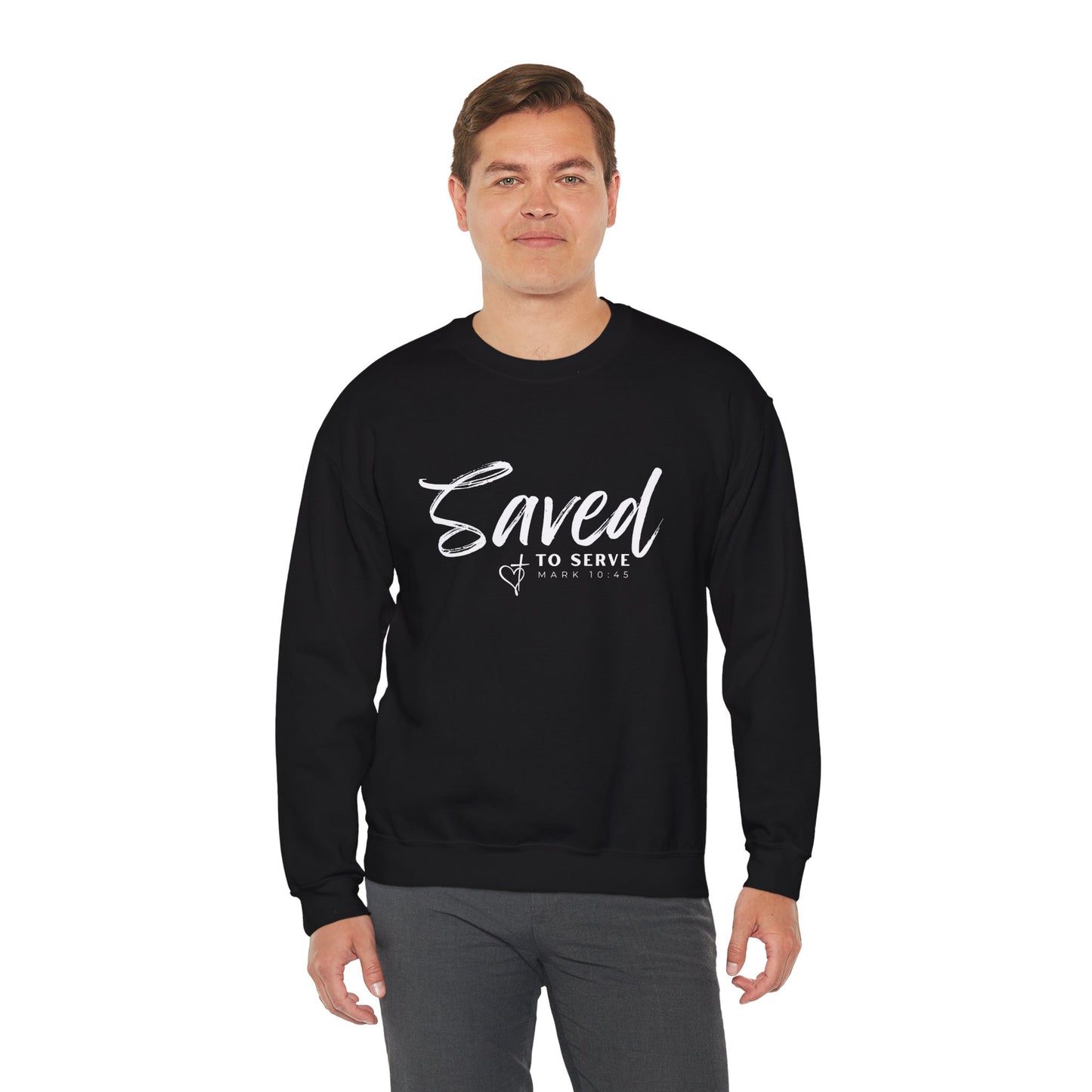 Saved to Serve Crewneck Sweatshirt - Unisex Heavy Blend