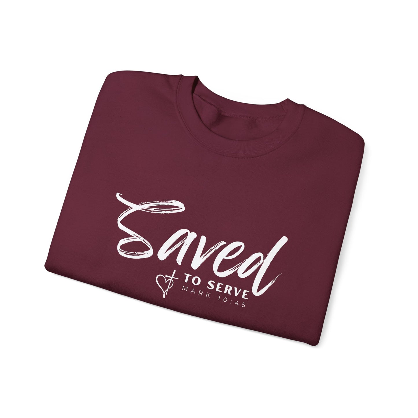 Saved to Serve Crewneck Sweatshirt - Unisex Heavy Blend