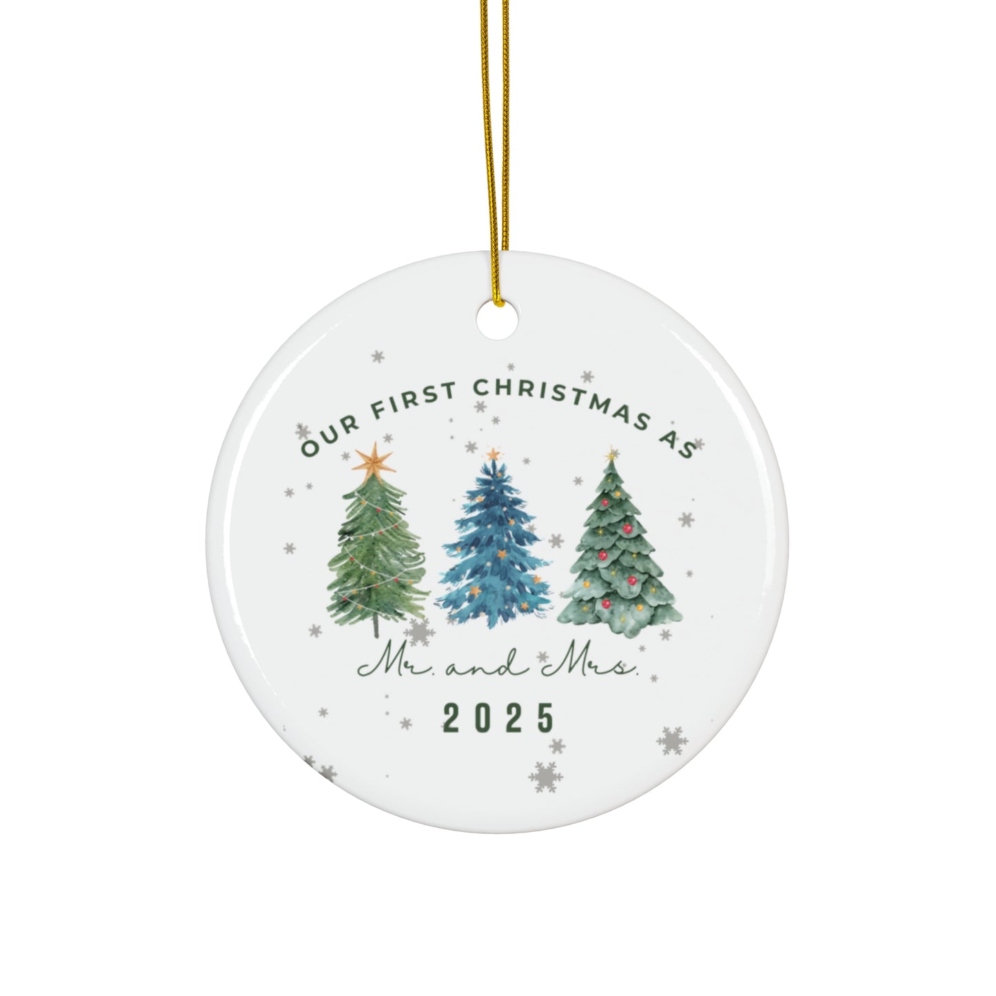 First Married Christmas Ornament