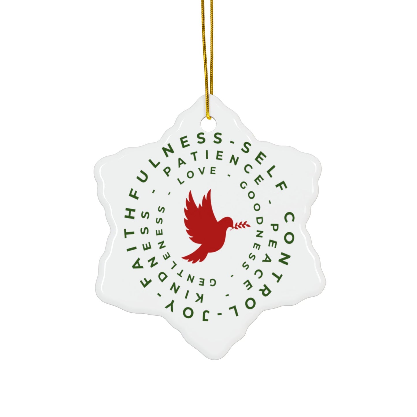 Fruit of the Spirit Ceramic Ornament