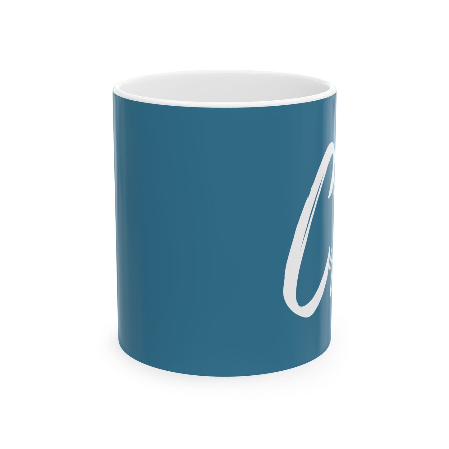 Christ and Coffee | Christian Coffee Mug Blue
