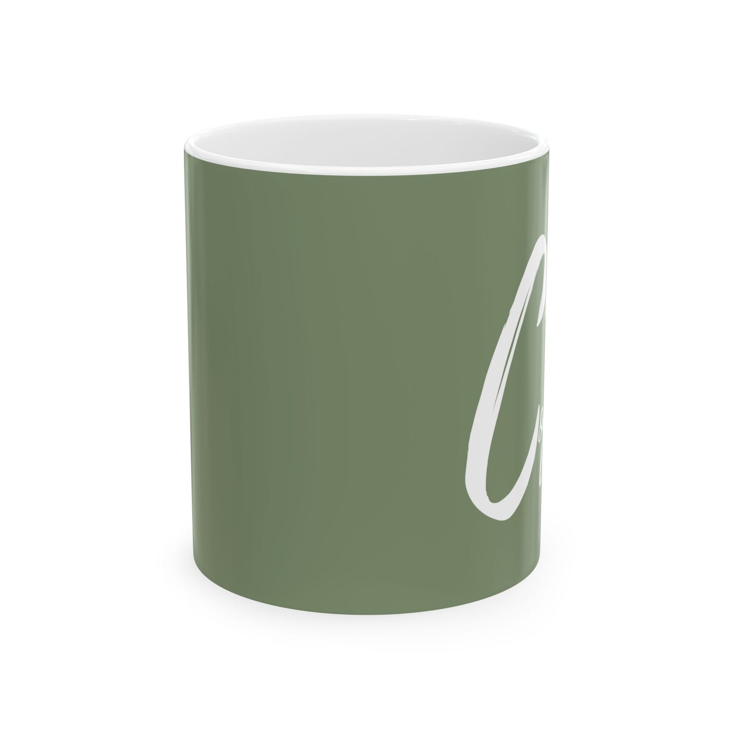 Christ and Coffee | Christian Coffee Mug Green