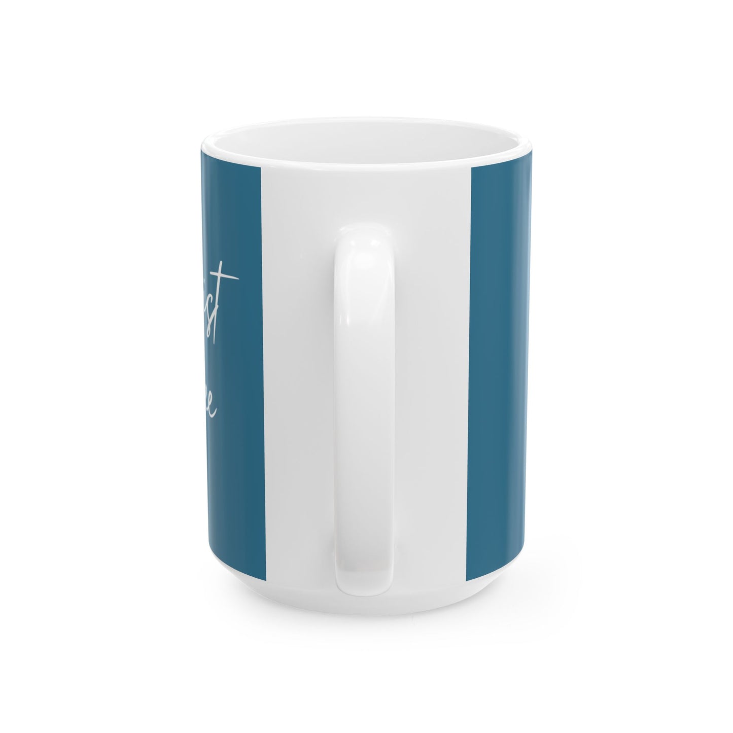 Christ and Coffee | Christian Coffee Mug Blue